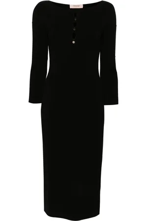 Twin-Set Vestido tejido con aberturas