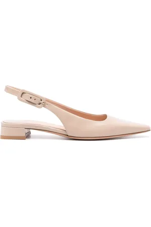 Gianvito Rossi Zapatillas con puntera en punta y tira trasera