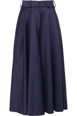 Elisabetta Franchi Falda midi con diseño acampanado