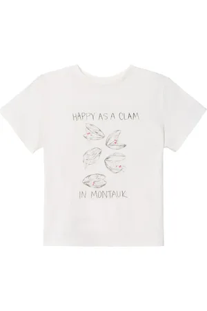 RE/DONE Playera con estampado Happy as a Clam