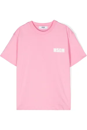 Msgm Playera con logo estampado