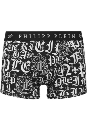Philipp Plein Bóxer con logo estampado