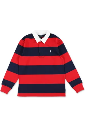 Ralph Lauren Playera tipo polo con rayas estampadas