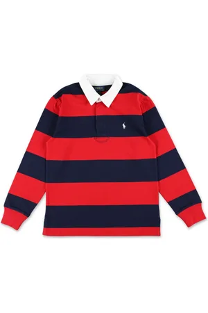 Ralph Lauren Playera tipo polo con rayas estampadas