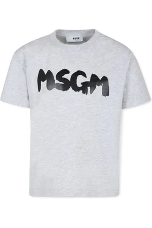 Msgm Playera con logo estampado