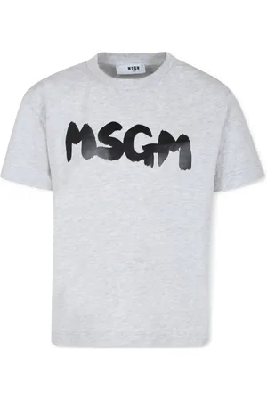 Msgm Playera con logo estampado