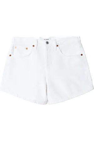 RE/DONE Shorts de mezclilla con tiro medio