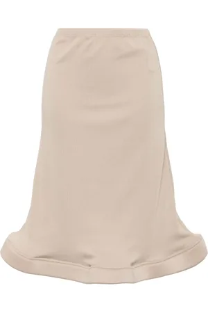 MELITTA BAUMEISTER Falda midi con botón circular