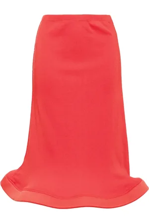 MELITTA BAUMEISTER Falda midi con botón circular