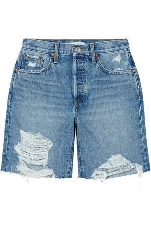 RE/DONE Shorts de mezclilla largos