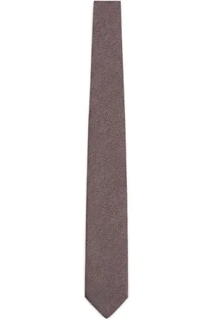 Lanvin Corbata de seda con motivo de espiga