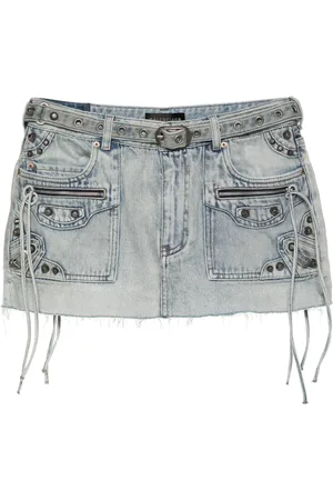 Balenciaga Falda corta de mezclilla Cagole