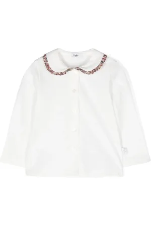 Il gufo Camisa con ribete de volantes