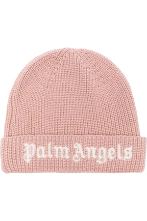 Palm Angels Gorro con logo bordado