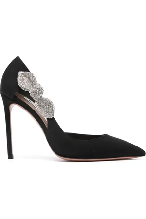 Aquazzura Zapatillas Very Bow Tie con tacón de 50mm