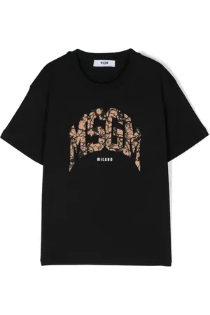 Msgm Playera con logo estampado