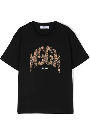 Msgm Playera con logo estampado