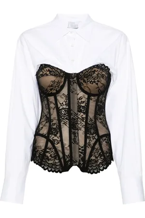 GIUSEPPE DI MORABITO Camisa estilo corset