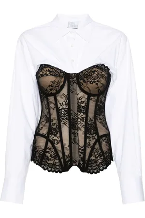 GIUSEPPE DI MORABITO Camisa estilo corset