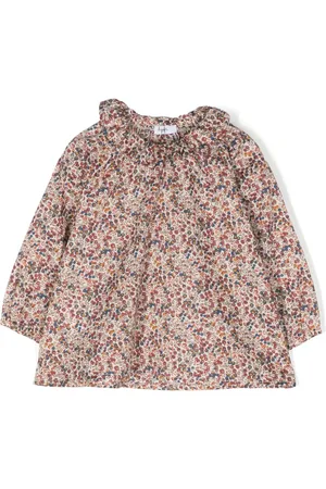 Il gufo Blusa con estampado botánico