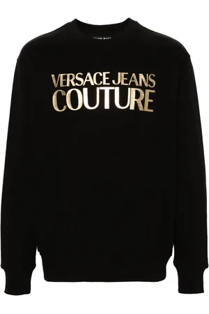VERSACE Sudadera con logo en relieve