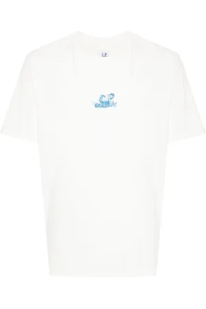 C.P. Company Playera con logo estampado