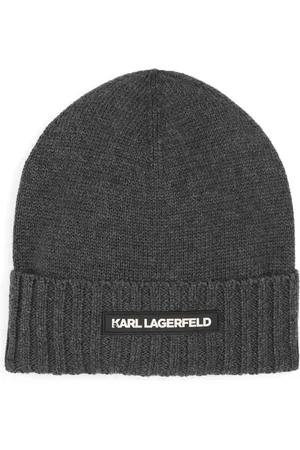 Karl Lagerfeld Gorro con logo bordado