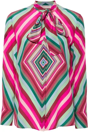 VALENTINO GARAVANI Blusa de seda en crepé
