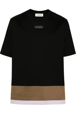 Lanvin Playera con motivo de rayas