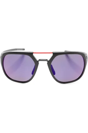 Tag Heuer Lentes de sol con armazón estilo piloto y micas de color