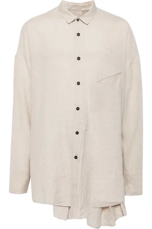 ZIGGY CHEN Camisa manga larga con motivo de cuadros