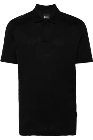 HUGO BOSS Playera tipo polo ripstop