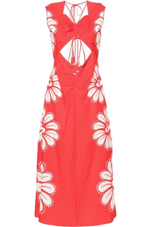 Farm Rio Vestido midi Ainika