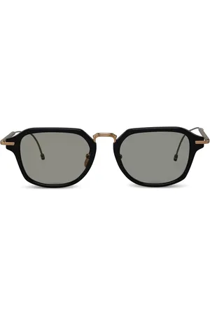 Thom Browne Lentes de sol con armazón geométrica y micas oscuras