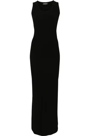 Balenciaga Vestido largo con diseño drapeado