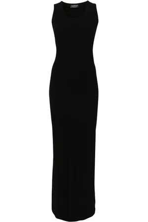 Balenciaga Vestido largo con diseño drapeado
