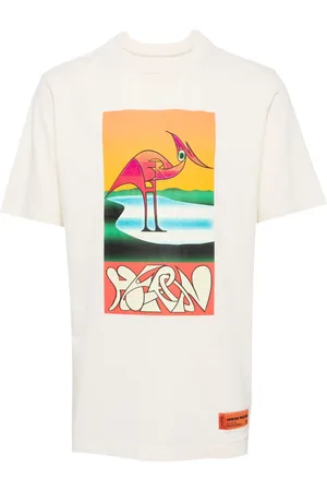 Heron Preston Playera con estampado abstracto