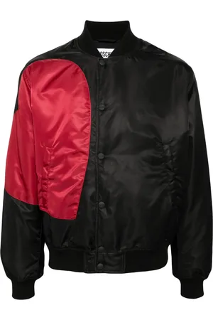 Moschino Chamarra bomber con forma de corazón
