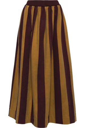 UMA WANG Falda midi con diseño acampanado