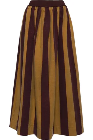 UMA WANG Falda midi con diseño acampanado