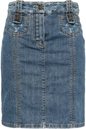 LOUIS VUITTON Falda de mezclilla 1990-2000
