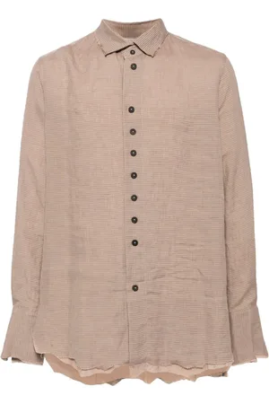 ZIGGY CHEN Camisa con motivo de cuadros gingham