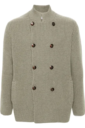 Brunello Cucinelli Cárdigan con tejido Fisherman