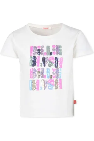 Billieblush Playera con logo y detalles de lentejuelas