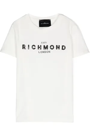 John Richmond Playera con detalles de lentejuelas
