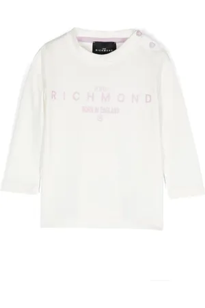 John Richmond Playera con logo estampado