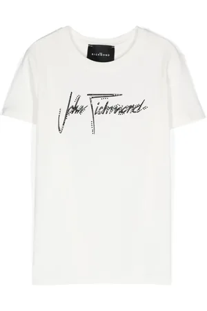 John Richmond Playera con logo estampado