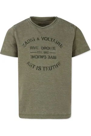 Zadig & Voltaire Playera con logo estampado
