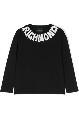 John Richmond Playera con logo estampado