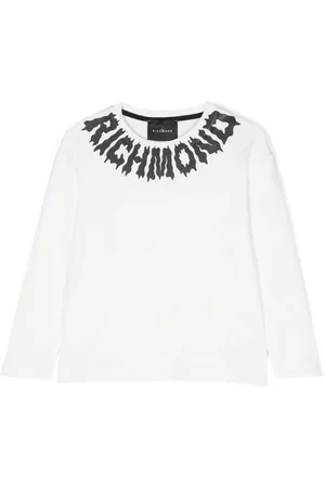 John Richmond Playera con logo estampado